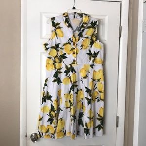 Lemon dress Asian size 5XL US size 2XL